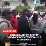📢 Directivos y habitantes de barrios y comunidades del sector oriental de Latacunga acudieron al Municipio para dialogar con el alcalde sobre diversas necesidades.