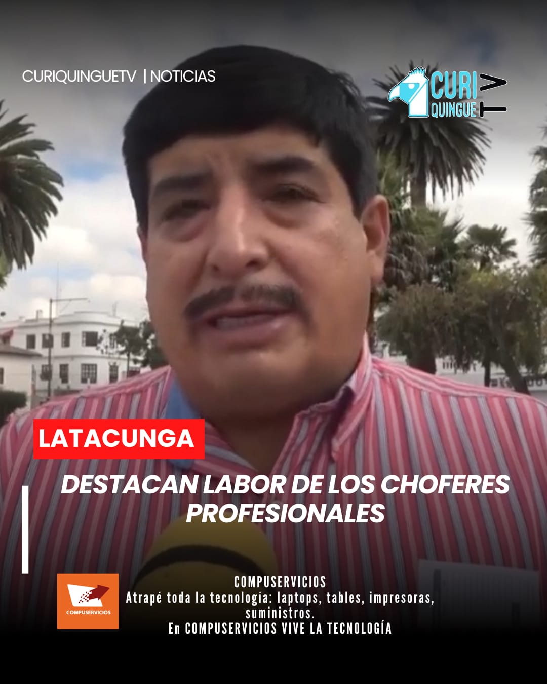 🚕 Diego Herrera, exsecretario del Sindicato de Choferes Profesionales de Cotopaxi, emitió su criterio sobre el trabajo que realiza la clase del volante.