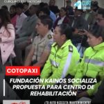📌 Representantes de la Fundación KAINOS socializaron ante los integrantes de la Mesa de Seguridad Ciudadana una propuesta orientada a la creación de un centro de rehabilitación para personas con alcoholismo crónico en el cantón Latacunga.