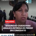🔎 La presidenta de la Comisión de Seguridad Ciudadana informó que se analiza la posibilidad de entregar en comodato un terreno para la creación del centro de rehabilitación para personas con problemas de alcoholismo.