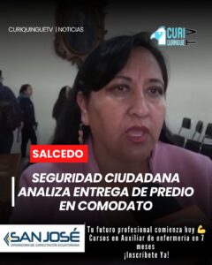 🔎 La presidenta de la Comisión de Seguridad Ciudadana informó que se analiza la posibilidad de entregar en comodato un terreno para la creación del centro de rehabilitación para personas con problemas de alcoholismo.