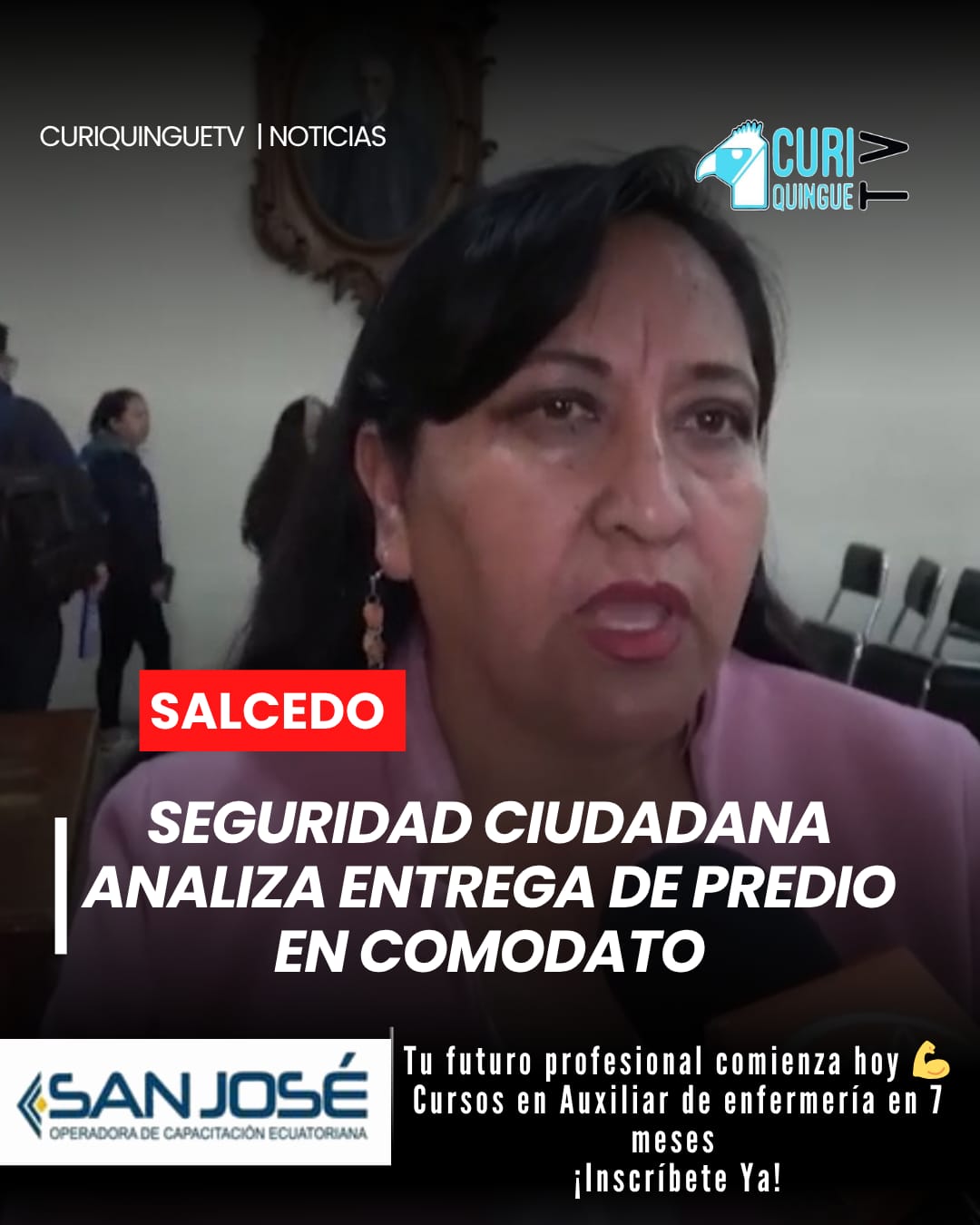 🔎 La presidenta de la Comisión de Seguridad Ciudadana informó que se analiza la posibilidad de entregar en comodato un terreno para la creación del centro de rehabilitación para personas con problemas de alcoholismo.