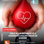 Realizó un acto de reconocimiento a las personas que, de manera voluntaria y permanente, aportan con la donación de sangre.