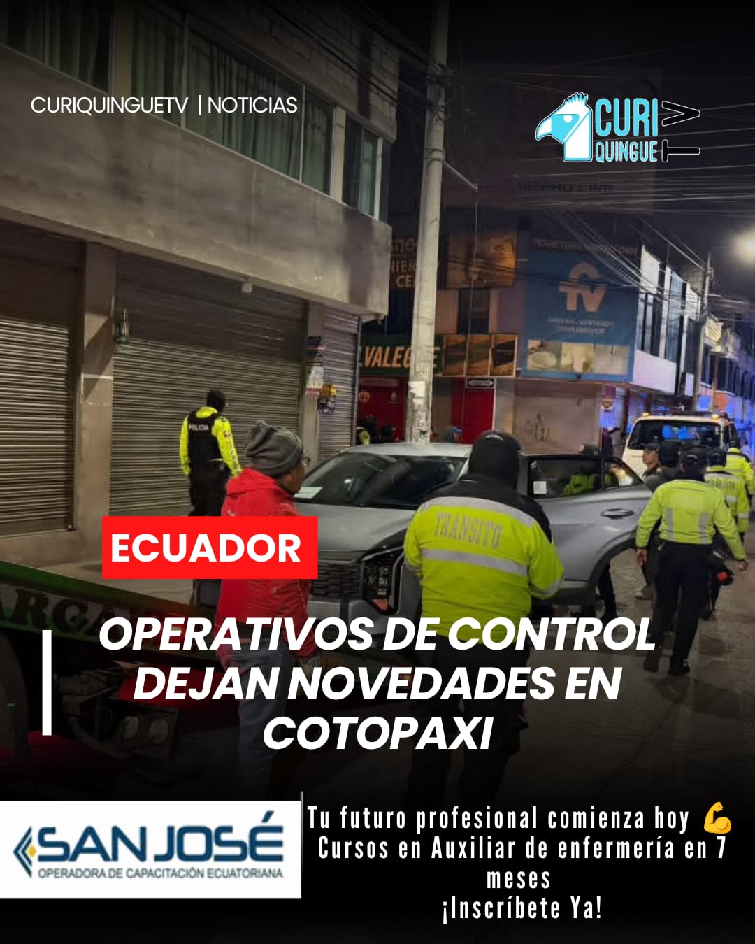 Informó que durante los recientes operativos de control se registraron varias novedades en distintos sectores de la provincia.