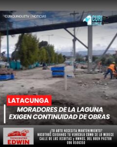Expresaron su malestar ante la falta de continuidad en los trabajos del parque lineal. Los moradores aseguran que durante varios meses el sector comercial se ha visto afectado debido a la paralización de la obra.