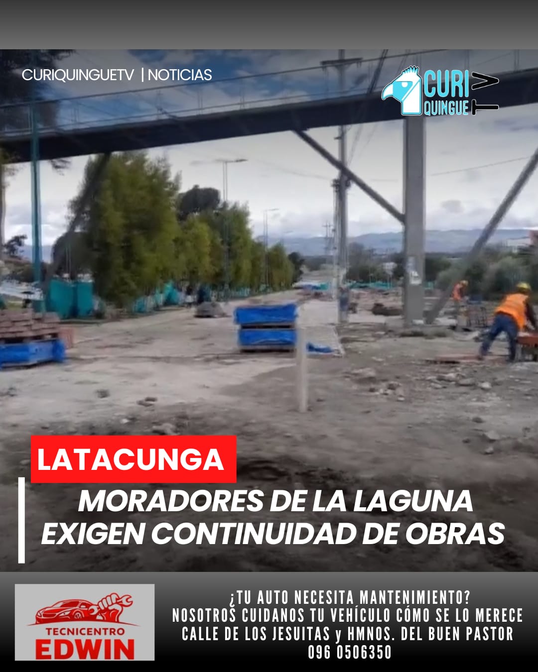 Expresaron su malestar ante la falta de continuidad en los trabajos del parque lineal. Los moradores aseguran que durante varios meses el sector comercial se ha visto afectado debido a la paralización de la obra.