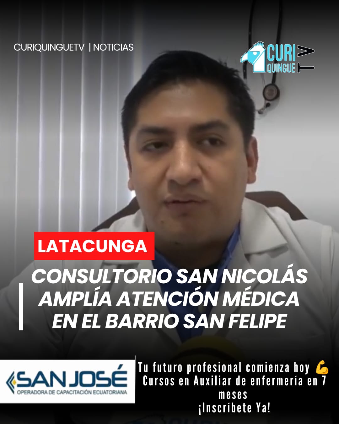 El Consultorio Médico San Nicolás, ubicado en el barrio San Felipe, continúa brindando atención médica en diferentes especialidades con el objetivo de responder a las necesidades de los pacientes. Sus profesionales trabajan para ofrecer servicios oportunos y de calidad, priorizando el bienestar y la salud de la ciudadanía.