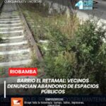 Los habitantes del barrio El Retamal, específicamente en la intersección de las calles Joaquín Pinto y Sergio Quirola, manifestaron su profunda preocupación por el evidente estado de abandono que presenta el espacio público del sector.
