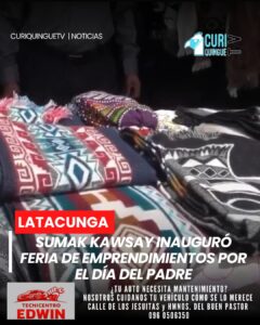 La Cooperativa de Ahorro y Crédito Sumak Kawsay inauguró la primera Feria de Emprendimientos de Economía Popular y Solidaria, organizada en el marco de las celebraciones por el Día del Padre.