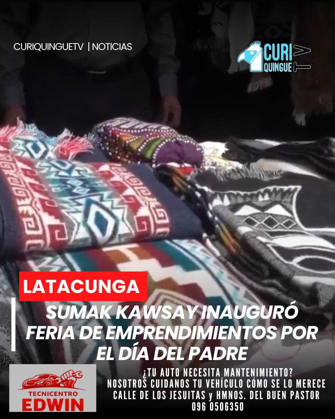 La Cooperativa de Ahorro y Crédito Sumak Kawsay inauguró la primera Feria de Emprendimientos de Economía Popular y Solidaria, organizada en el marco de las celebraciones por el Día del Padre.