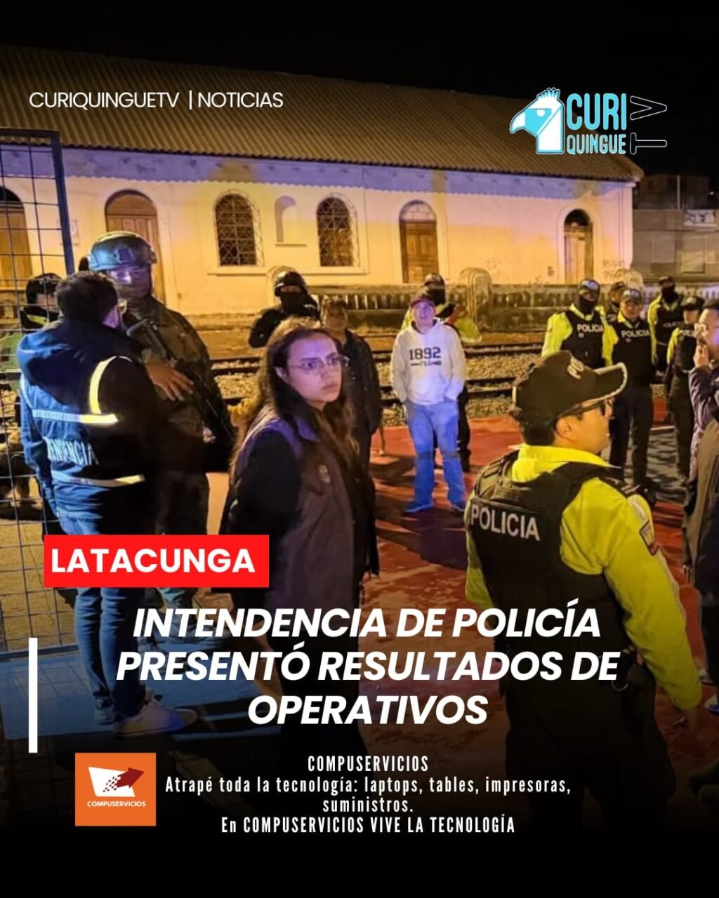 El intendente de Policía de Cotopaxi informó sobre los resultados obtenidos en los operativos de control ejecutados durante el pasado fin de semana, acciones que forman parte de las estrategias para fortalecer la seguridad, el orden público y el cumplimiento de la normativa vigente.