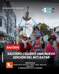 El cantón Salcedo fue escenario de una nueva celebración del Inti Raymi, evento ancestral que reunió a diversas delegaciones, autoridades locales y provinciales, además de ciudadanos que participaron en las actividades culturales destinadas a fortalecer las tradiciones de los pueblos andinos.