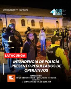 El intendente de Policía de Cotopaxi informó sobre los resultados obtenidos en los operativos de control ejecutados durante el pasado fin de semana, acciones que forman parte de las estrategias para fortalecer la seguridad, el orden público y el cumplimiento de la normativa vigente.
