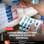 La Dirección de Salud de Cotopaxi informó sobre la llegada de medicamentos que serán entregados a los diferentes centros de salud de la provincia, con el objetivo de garantizar el abastecimiento y mejorar la atención a los usuarios. 🏥💊 #SaludCotopaxi #Medicinas #AtenciónMédica