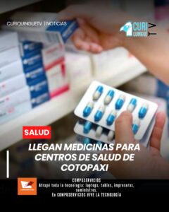 La Dirección de Salud de Cotopaxi informó sobre la llegada de medicamentos que serán entregados a los diferentes centros de salud de la provincia, con el objetivo de garantizar el abastecimiento y mejorar la atención a los usuarios. 🏥💊 #SaludCotopaxi #Medicinas #AtenciónMédica