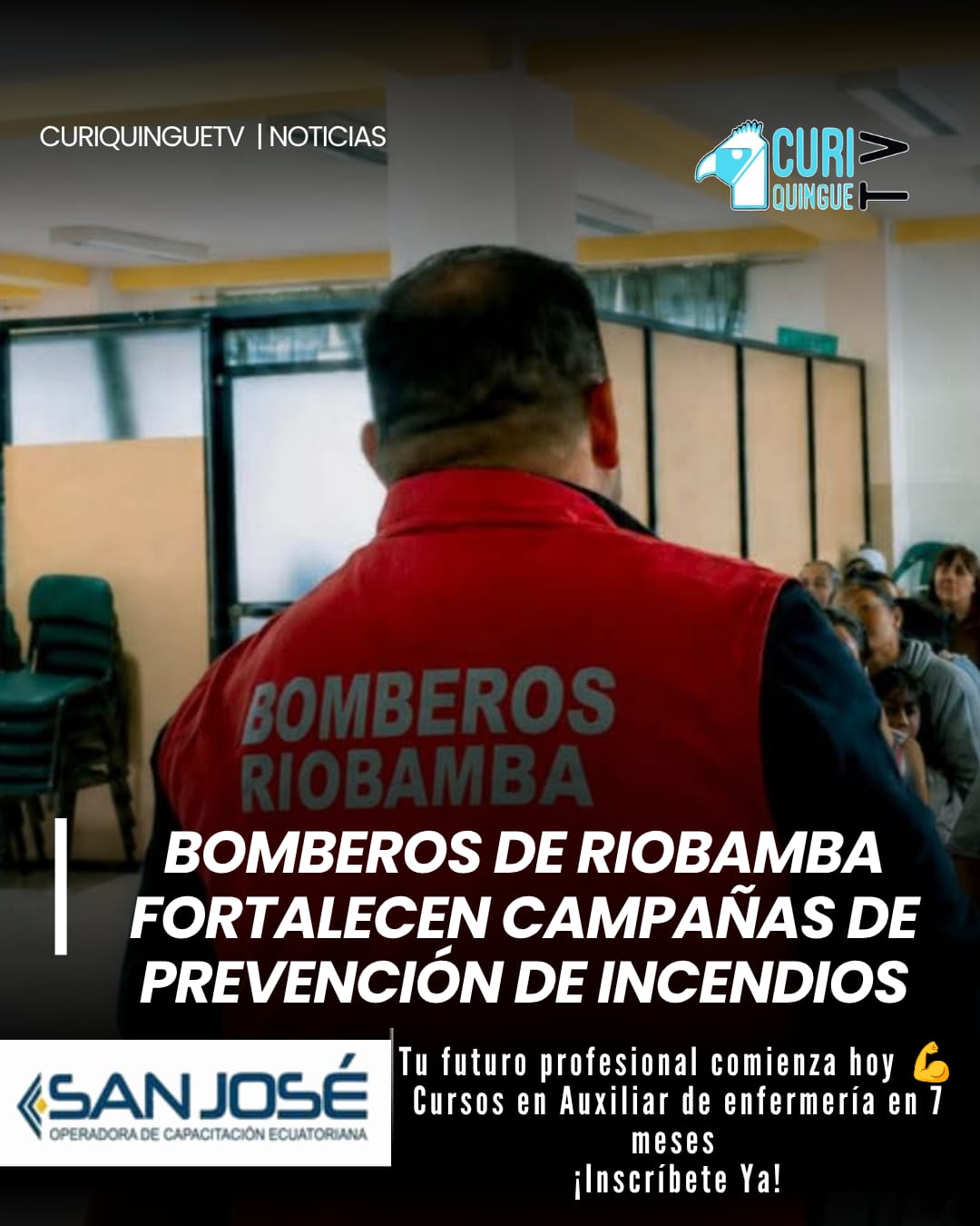 El Cuerpo de Bomberos de Riobamba mantiene activas varias campañas de concienciación dirigidas a la ciudadanía con el objetivo de prevenir incendios estructurales y forestales. Entre las estrategias implementadas destaca la campaña “Bosque Seguro”, que busca fortalecer la cultura de prevención y proteger los recursos naturales durante la época de verano. 🚒🌳 #Riobamba #Bomberos #BosqueSegur