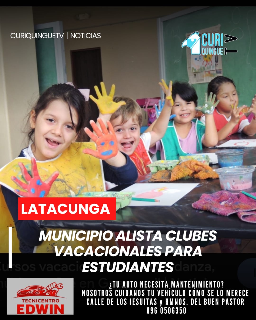 Con el inicio de las vacaciones escolares, la Dirección de Cultura del Municipio de Latacunga coordina la ejecución de clubes vacacionales en diferentes áreas. La propuesta busca brindar espacios de recreación, aprendizaje y sano esparcimiento para niños y adolescentes.