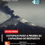 Autoridades y representantes de distintas instituciones de la provincia participaron en un simulacro de respuesta ante una eventual reactivación del volcán Cotopaxi. Durante el ejercicio se evaluaron los protocolos de coordinación y atención para enfrentar una posible emergencia.