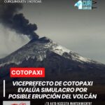 El viceprefecto de Cotopaxi realizó una evaluación del simulacro desarrollado días atrás frente a una eventual erupción del volcán Cotopaxi. La autoridad destacó que este tipo de ejercicios permite fortalecer la capacidad de respuesta de las instituciones y de la ciudadanía, promoviendo una cultura de prevención ante posibles eventos naturales.