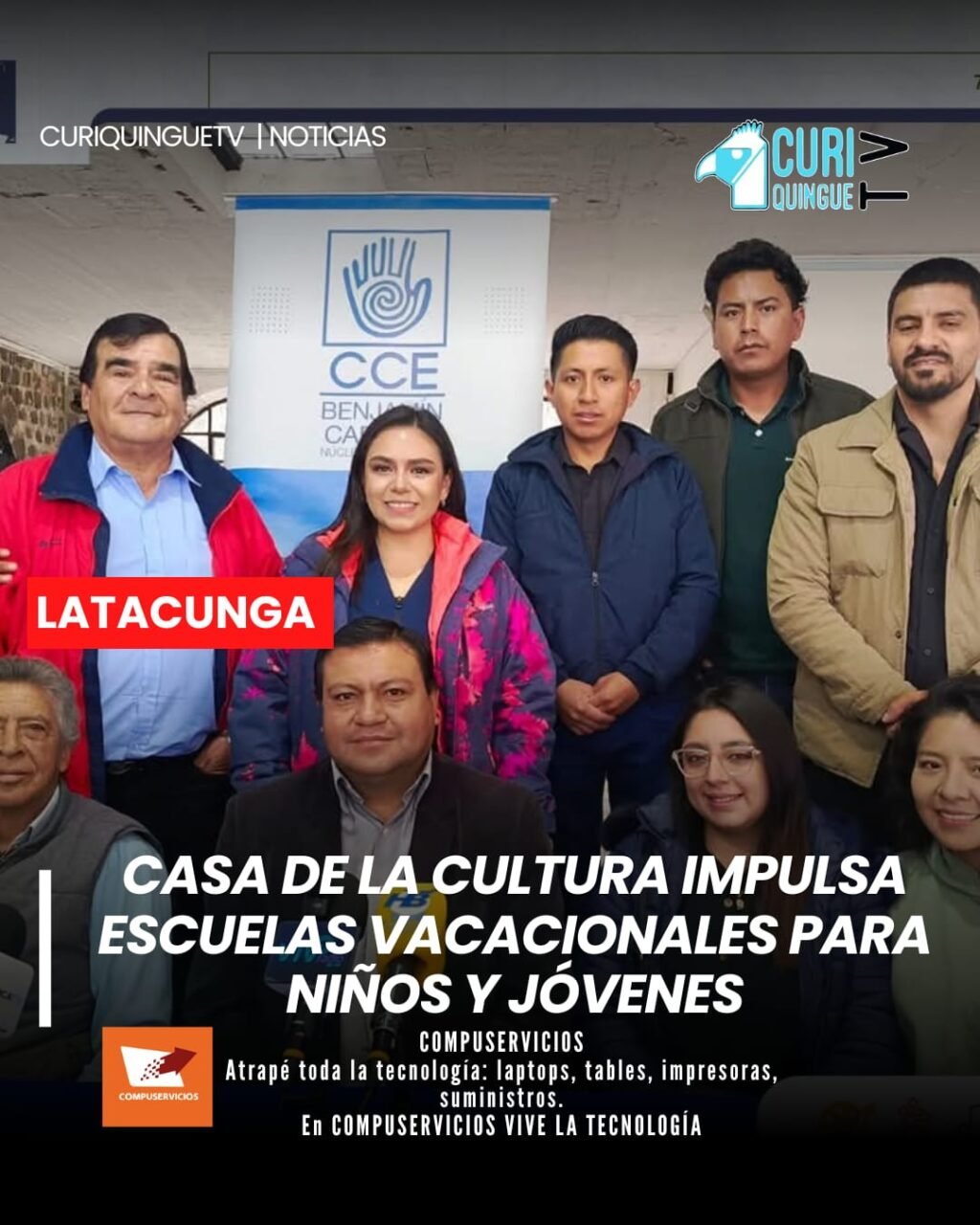 La Casa de la Cultura Núcleo de Cotopaxi anunció el desarrollo de sus escuelas vacacionales, dirigidas a niñas, niños y jóvenes de la provincia. Los participantes podrán acceder a diferentes áreas artísticas y culturales con el objetivo de fortalecer sus habilidades, fomentar la creatividad y aprovechar el tiempo libre de manera productiva.