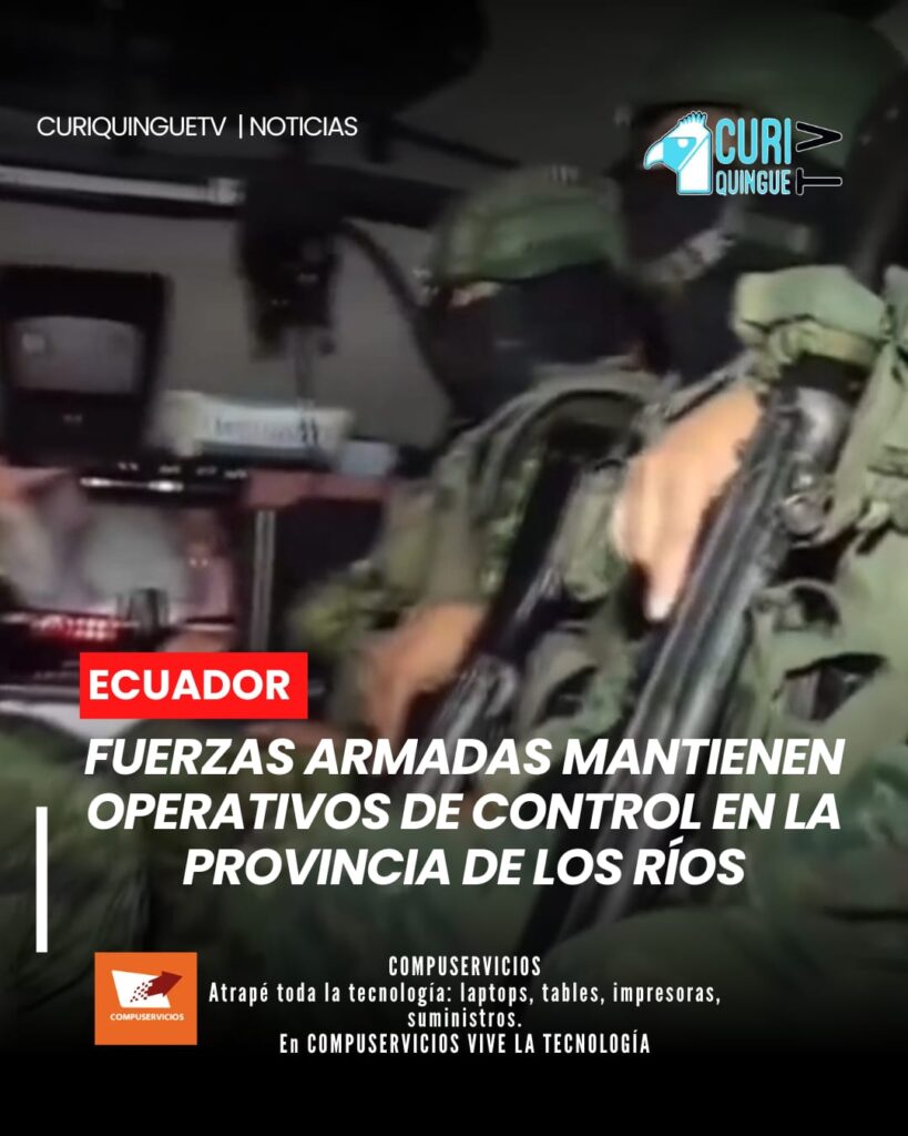 Personal de las Fuerzas Armadas continúa ejecutando operativos de control en distintos sectores de la provincia de Los Ríos como parte de las estrategias para fortalecer la seguridad y enfrentar a organizaciones delictivas que afectan a la población. Las intervenciones se desarrollan de manera permanente en coordinación con las entidades competentes.