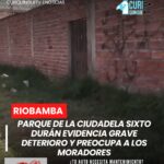 El parque de la ciudadela Sixto Durán muestra un evidente estado de deterioro estructural y abandono, situación que genera preocupación entre los habitantes del sector. Los moradores señalan que este espacio, concebido para la recreación familiar, presenta daños que representan un riesgo para niños, jóvenes y adultos, por lo que solicitan una intervención oportuna por parte del Municipio para recuperar este importante lugar de encuentro ciudadano.
