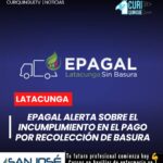 El gerente de EPAGAL informó que existe un importante número de usuarios que no están cumpliendo con el pago de las tasas correspondientes al servicio de recolección de desechos sólidos.
