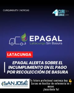 El gerente de EPAGAL informó que existe un importante número de usuarios que no están cumpliendo con el pago de las tasas correspondientes al servicio de recolección de desechos sólidos.