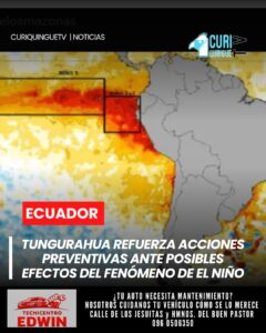 El Comité de Operaciones de Emergencia (COE) de Tungurahua reunió a representantes de varias instituciones del Gobierno Nacional con el objetivo de fortalecer las acciones de prevención frente a los posibles efectos del fenómeno de El Niño.