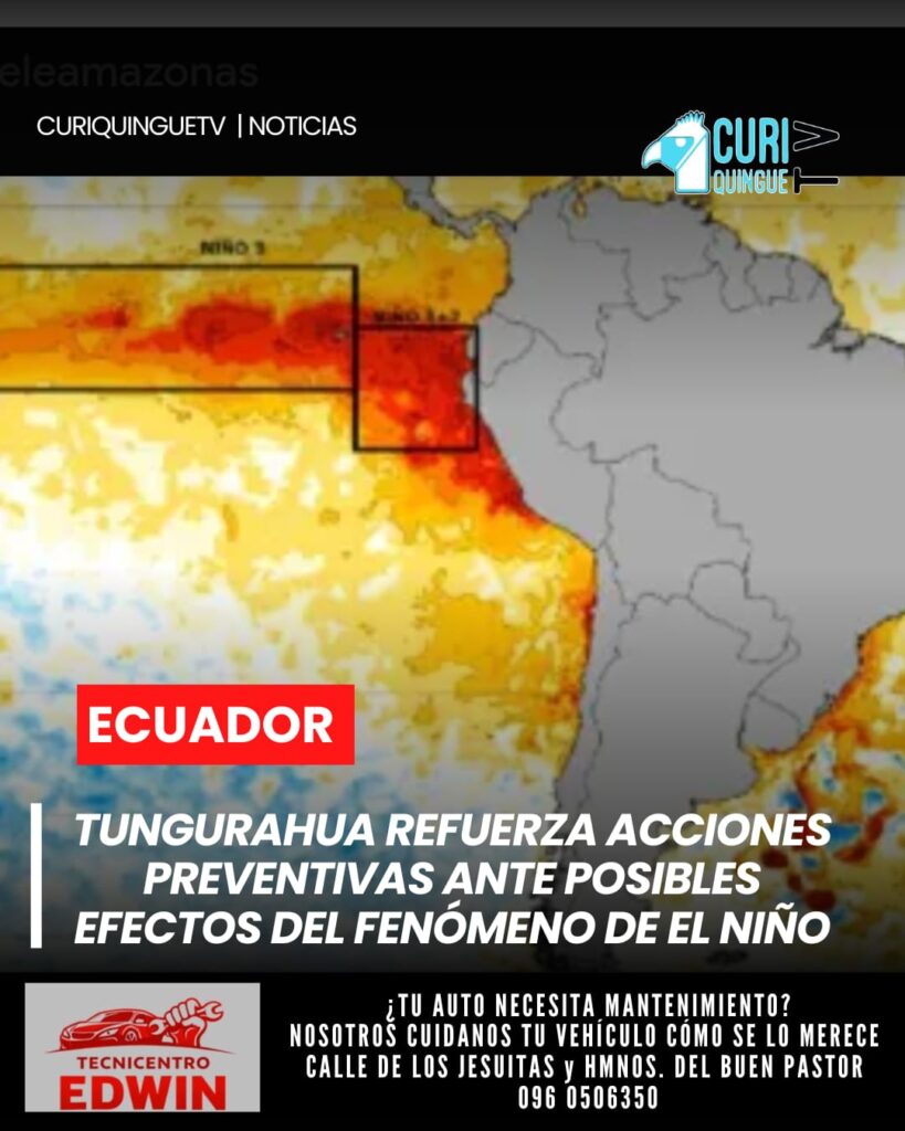 El Comité de Operaciones de Emergencia (COE) de Tungurahua reunió a representantes de varias instituciones del Gobierno Nacional con el objetivo de fortalecer las acciones de prevención frente a los posibles efectos del fenómeno de El Niño.