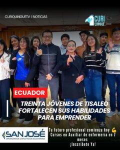 El proceso de capacitación contempla tres módulos: liderazgo juvenil, habilidades digitales y marketing digital, brindando herramientas que permitan a los participantes impulsar proyectos y mejorar sus oportunidades de desarrollo.
