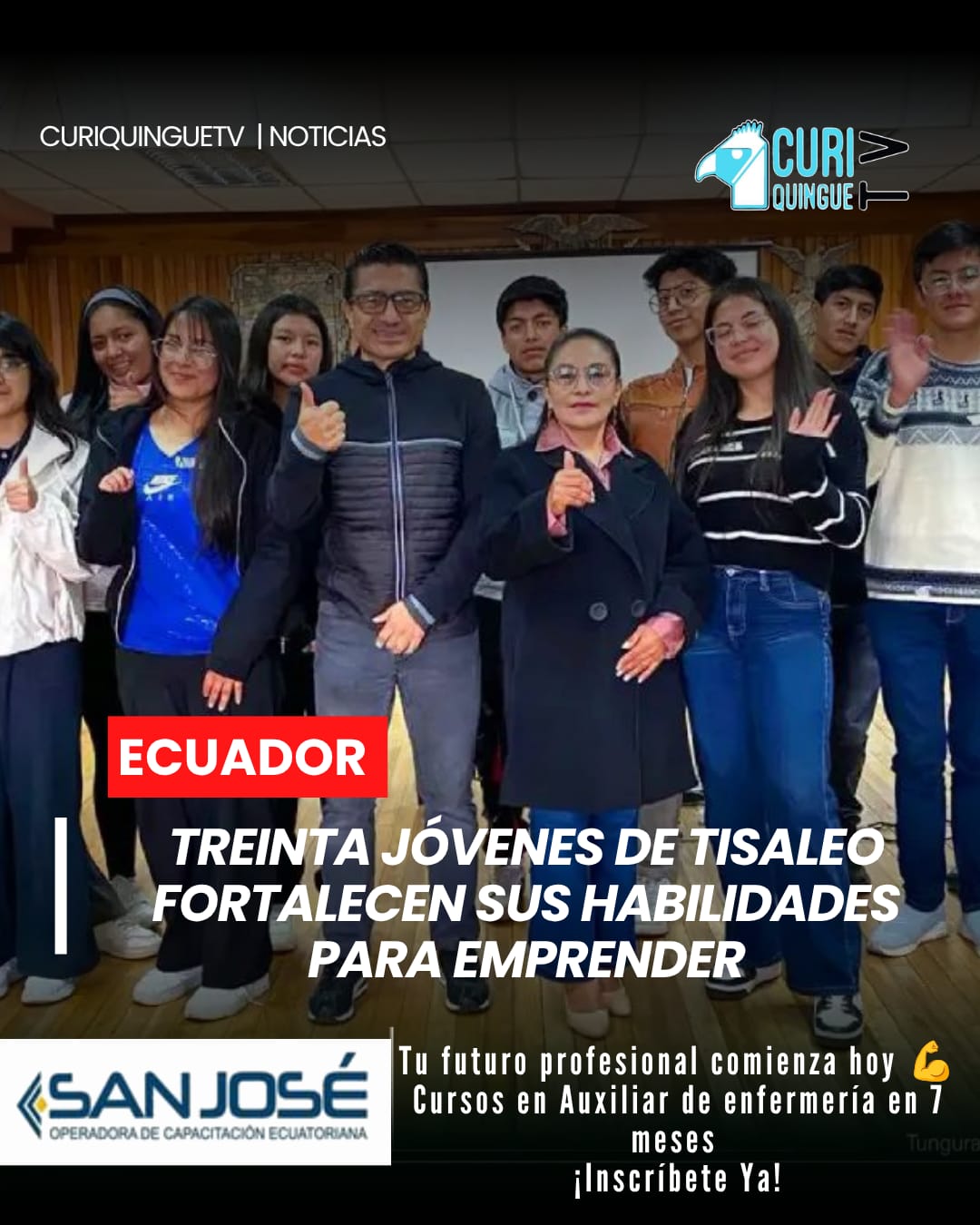 El proceso de capacitación contempla tres módulos: liderazgo juvenil, habilidades digitales y marketing digital, brindando herramientas que permitan a los participantes impulsar proyectos y mejorar sus oportunidades de desarrollo.