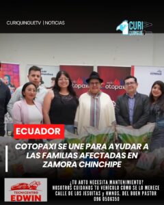 La campaña busca canalizar el apoyo ciudadano para atender las necesidades urgentes de las personas damnificadas, demostrando la solidaridad de los cotopaxenses frente a esta emergencia.