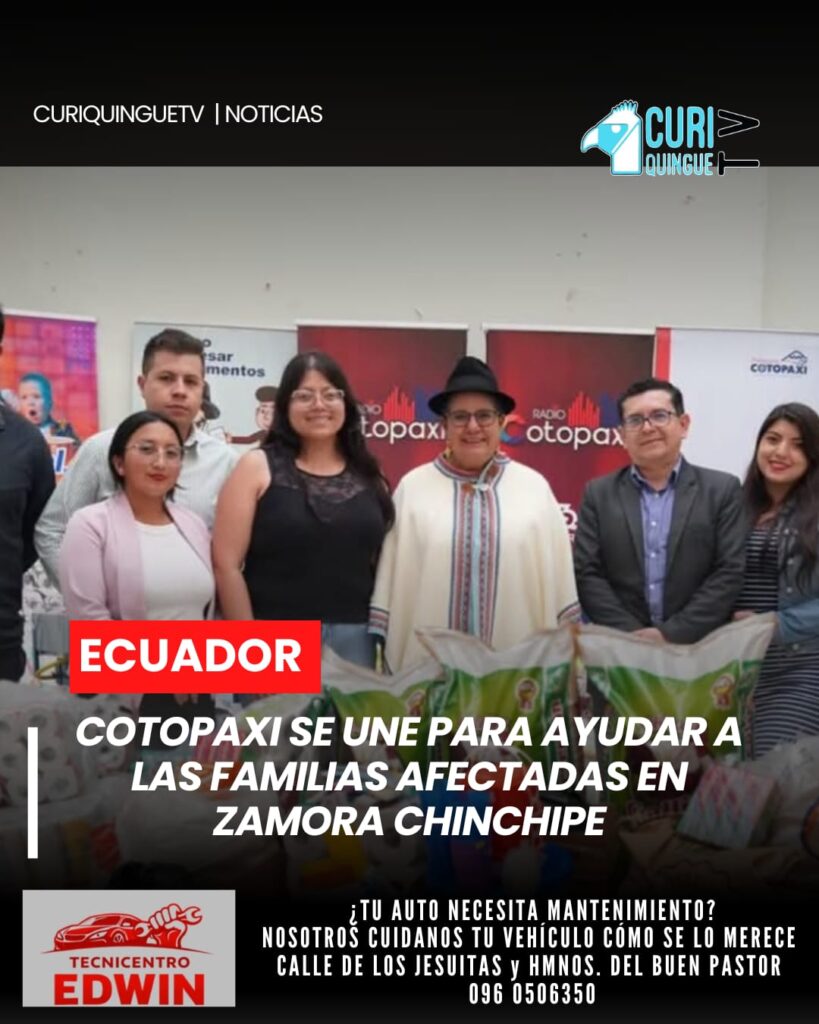 La campaña busca canalizar el apoyo ciudadano para atender las necesidades urgentes de las personas damnificadas, demostrando la solidaridad de los cotopaxenses frente a esta emergencia.