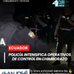 La Policía Nacional ejecutó operativos tipo Check Point en el sector de Calpi, provincia de Chimborazo, con el objetivo de prevenir asaltos a vehículos, combatir hechos delictivos y fortalecer la seguridad de conductores y ciudadanos.