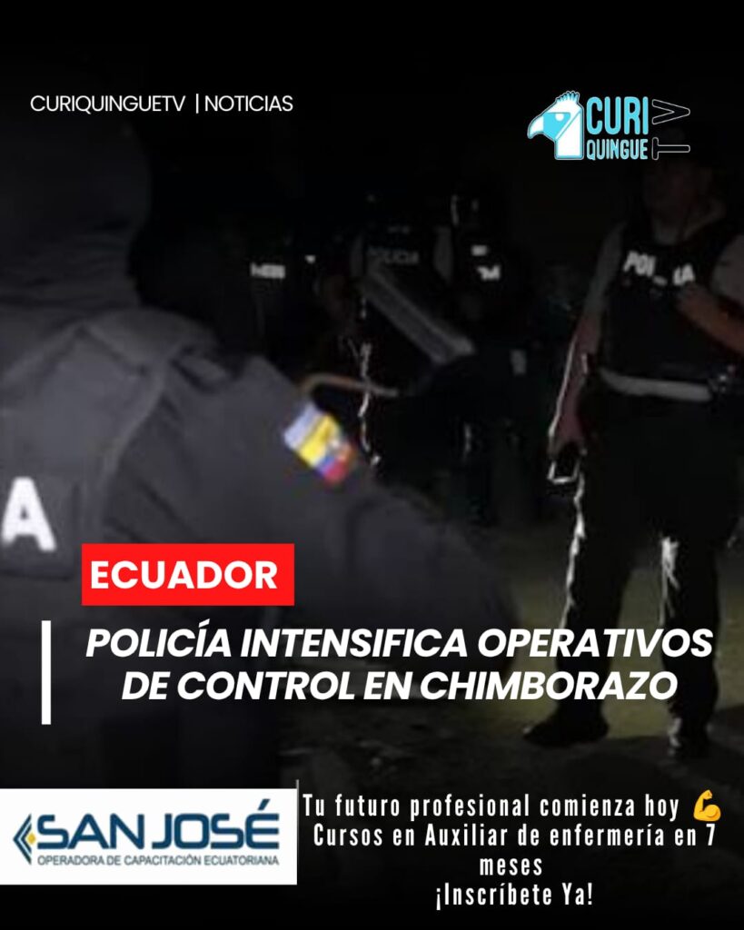 La Policía Nacional ejecutó operativos tipo Check Point en el sector de Calpi, provincia de Chimborazo, con el objetivo de prevenir asaltos a vehículos, combatir hechos delictivos y fortalecer la seguridad de conductores y ciudadanos.