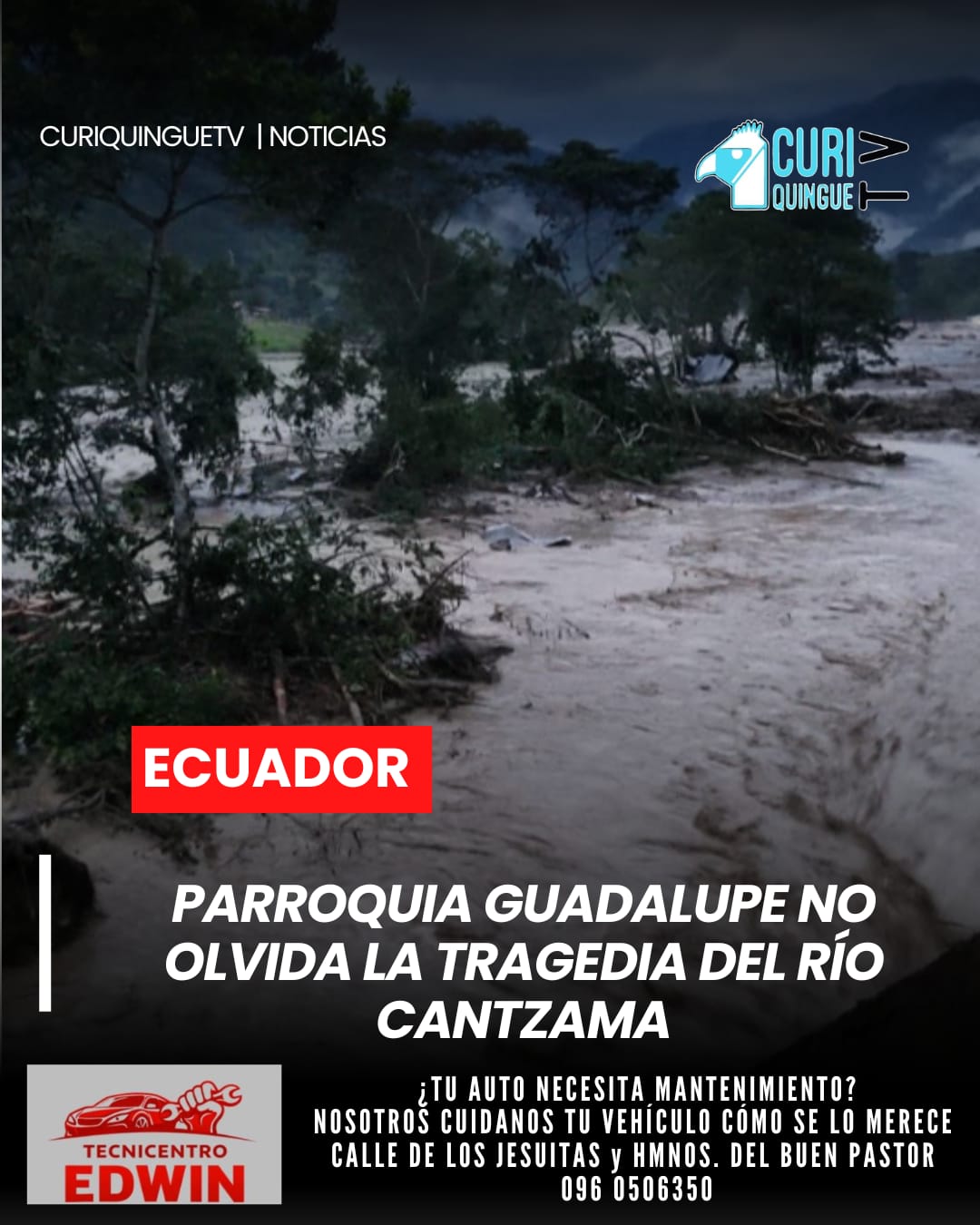 En la parroquia Guadalupe, provincia de Zamora Chinchipe, el recuerdo de la tragedia provocada por la creciente del río Cantzama permanece vivo entre sus habitantes. El desastre dejó víctimas mortales, familias afectadas y una comunidad profundamente golpeada por la emergencia.