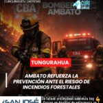 Con la llegada del fenómeno ENOS y el incremento del riesgo de incendios forestales, las autoridades de Ambato intensificaron las acciones de prevención para evitar nuevas emergencias.