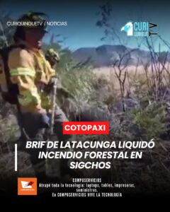 La Brigada de Refuerzo en Incendios Forestales (BRIF Tipo A) del Cuerpo de Bomberos de Latacunga logró la liquidación total del incendio forestal registrado en el cerro La Pulida, en la parroquia Chugchilán, cantón Sigchos, tras varios días de intensas labores de combate.