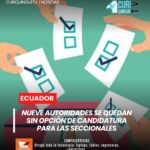 A pocos meses de las elecciones seccionales, ocho alcaldes y un prefecto vieron frustradas sus aspiraciones políticas debido a procesos penales, prisión preventiva y sanciones emitidas por el Tribunal Contencioso Electoral.