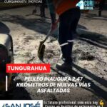 El cantón Pelileo continúa fortaleciendo su infraestructura vial con la entrega de 2,47 kilómetros de nuevas vías asfaltadas, ejecutadas mediante una inversión de 269 mil dólares.
