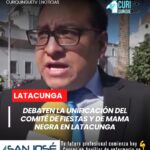 Durante una sesión del Concejo Municipal de Latacunga se debatió la propuesta de unificar el Comité de Fiestas y el Comité de la Mama Negra. La iniciativa busca mejorar la coordinación de las actividades previstas para las festividades de noviembre y optimizar la planificación de los eventos culturales y tradicionales de la ciudad.