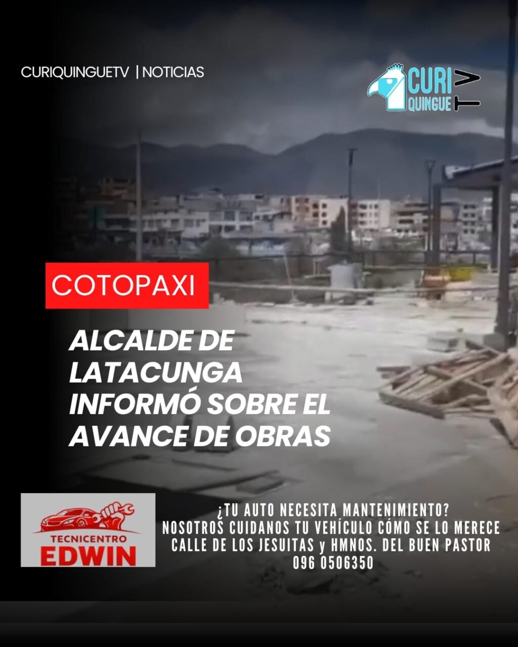 Presentó un informe sobre el progreso de las diferentes obras que actualmente se ejecutan en varios sectores de la ciudad, resaltando el trabajo que se desarrolla para fortalecer la infraestructura y los servicios para la ciudadanía.