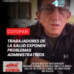Manifestó su preocupación por diversas decisiones administrativas que, según indicó, estarían afectando el normal desempeño laboral del personal de salud en la provincia.