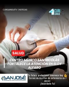 El Centro Médico San Nicolás, ubicado en el barrio San Felipe de la parroquia Eloy Alfaro, continúa brindando atención médica a la comunidad con profesionales capacitados. El establecimiento ofrece especial atención a adultos mayores y niños, considerados los grupos con mayores necesidades de salud en el sector.