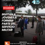 El director del Centro de Movilización de Cotopaxi invitó a los jóvenes de la provincia a integrarse al servicio militar, destacando que esta experiencia representa una oportunidad para servir al país y fortalecer valores como la disciplina y el compromiso.