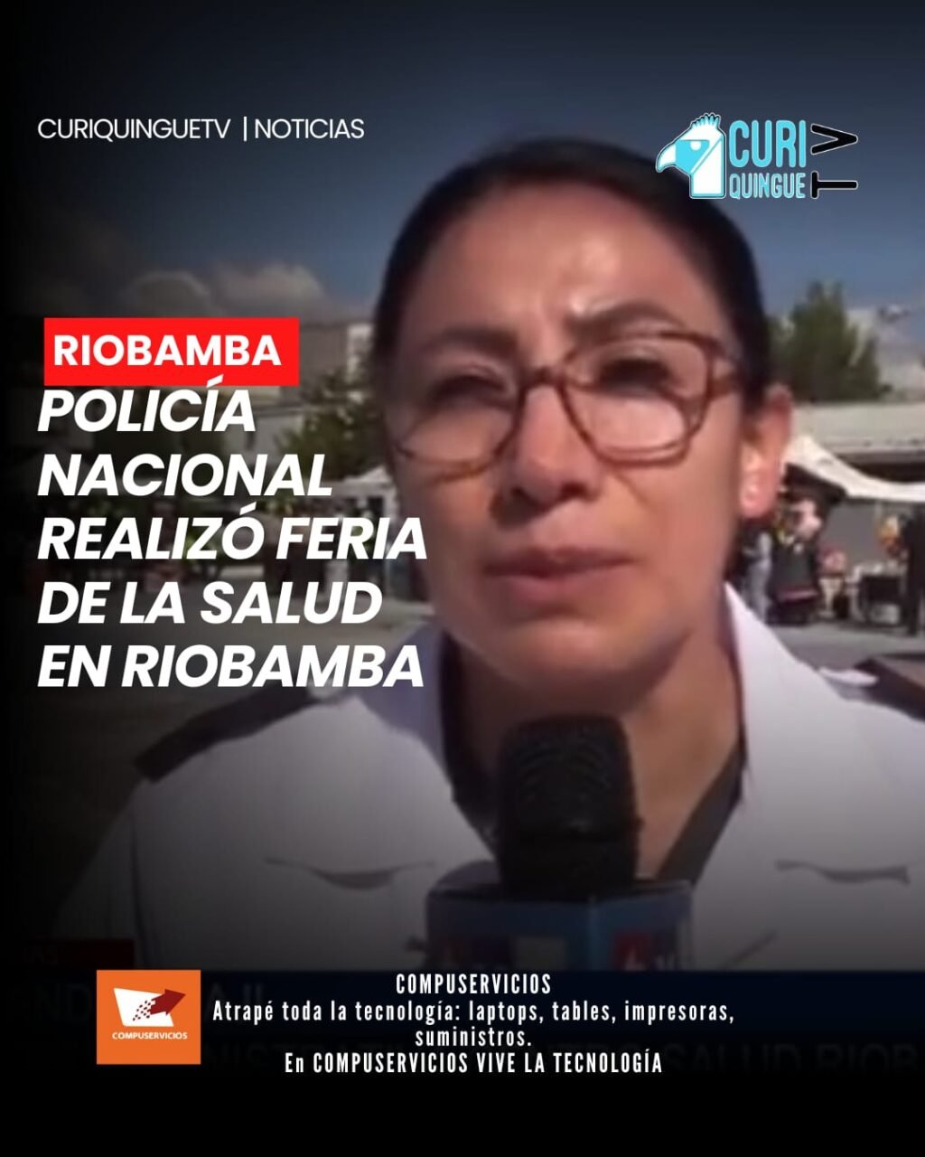 La Policía Nacional organizó una Feria de la Salud en la ciudad de Riobamba, donde se brindó información y orientación sobre la prevención de enfermedades y el cuidado de la salud, promoviendo hábitos saludables entre la población.