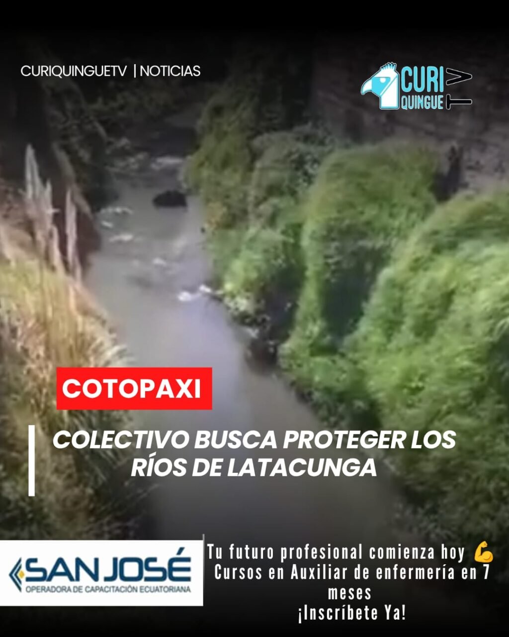 En Latacunga se conformó un colectivo ciudadano con el propósito de impulsar acciones orientadas a prevenir la contaminación de los ríos que atraviesan la ciudad.