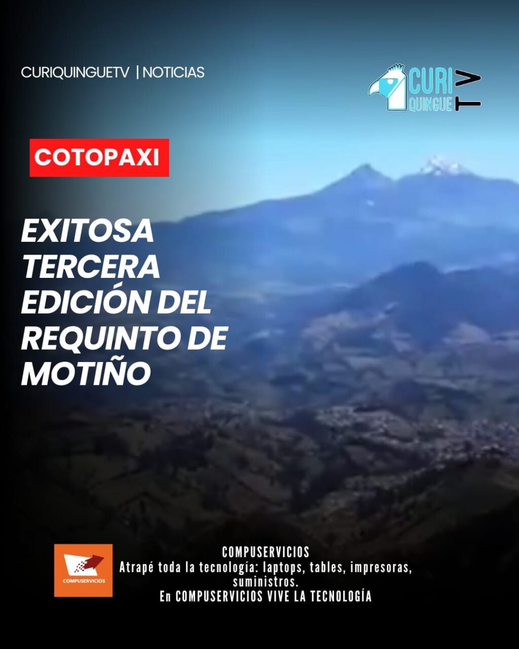 Dimas Arias, impulsor del evento "Requinto de Motiño", resaltó la amplia participación de la ciudadanía de Sigchos durante la tercera edición de este encuentro artístico.