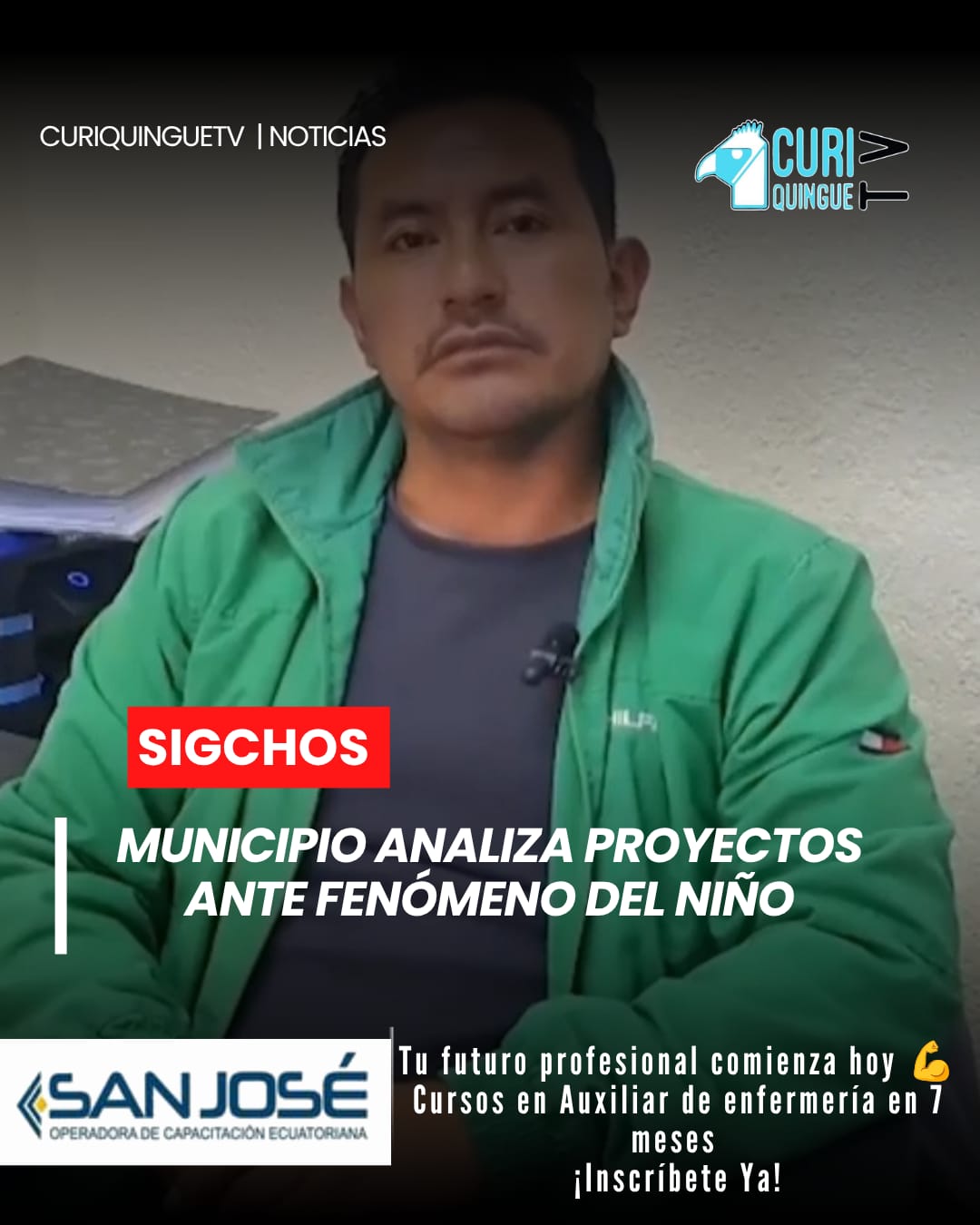 En el cantón Sigchos, a través de la Municipalidad se está trabajando en el análisis de los proyectos que se puedan ejecutar en el caso que el Fenómeno del Niño se haga presente en este rincón de la provincia de Cotopaxi.